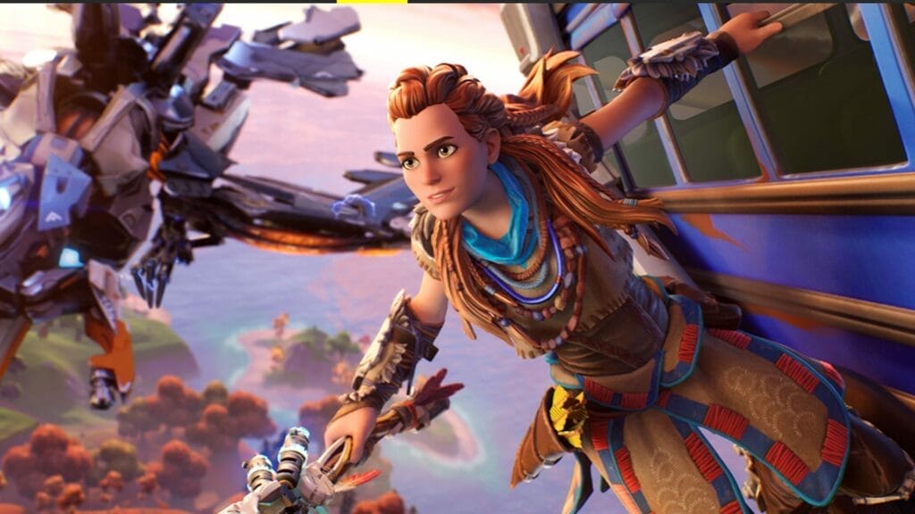 Aloy aterriza en Fornite