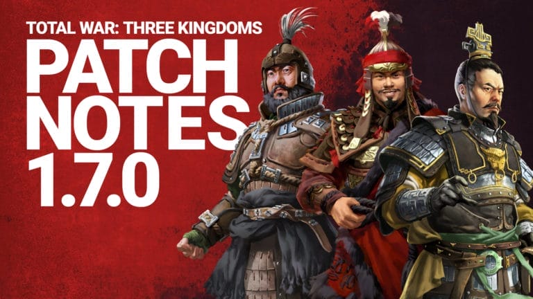 Total War - Three Kingdoms recibe una actualización