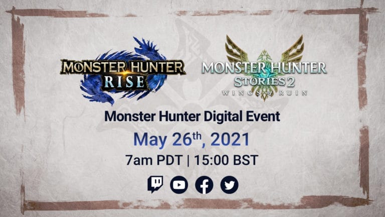 Capcom anuncia otro evento digital de Monster Hunter