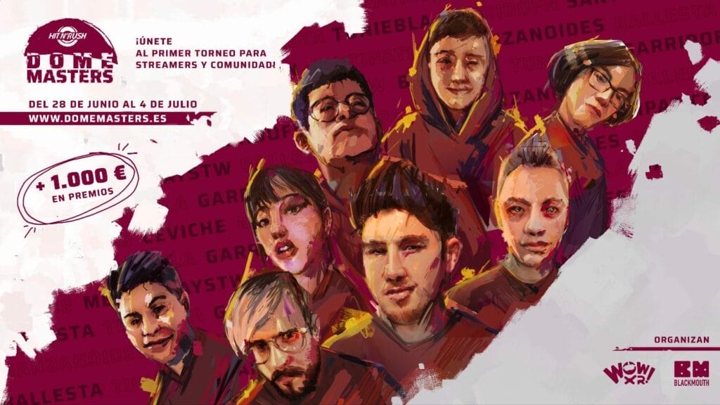 Hit N' Rush anuncia Dome Master, su primer gran torneo para streamers y comunidad con fines benéficos