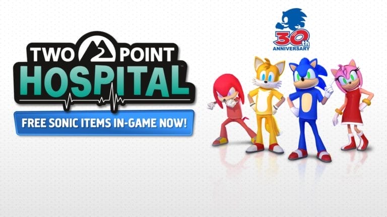 Sonic se une a Two Point Hospital en su 30 aniversario