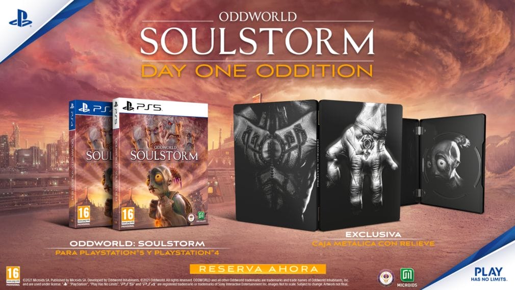 Oddworld Soulstorm ya tiene sus ediciones físicas disponibles Oddworld Soulstorm