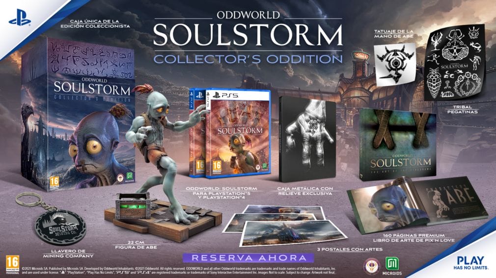 Oddworld Soulstorm ya tiene sus ediciones físicas disponibles Oddworld Soulstorm
