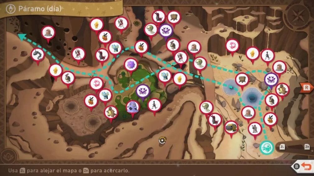 Guía New Pokémon Snap – Todos los Pokémon del Páramo Solano de Voluc