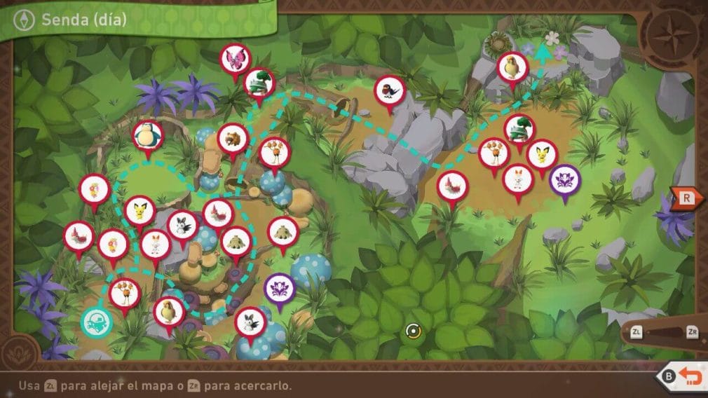 Guía New Pokémon Snap - Todos los Pokémon de la Senda Oculta de Floreo