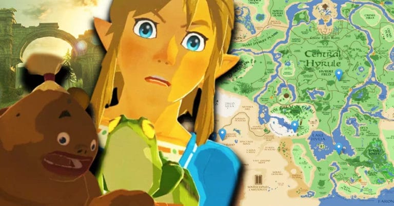 Fan de The Legend of Zelda: Breath of the Wild crea "Google Maps" para Hyrule