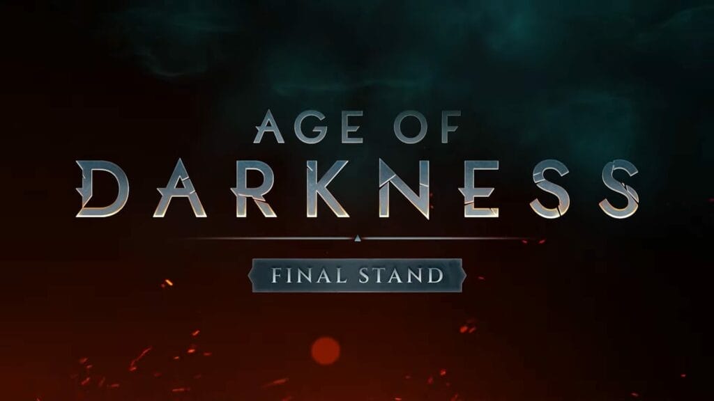 El juego de estrategia Age of Darkness: Final Stand se lanzará en acceso anticipado