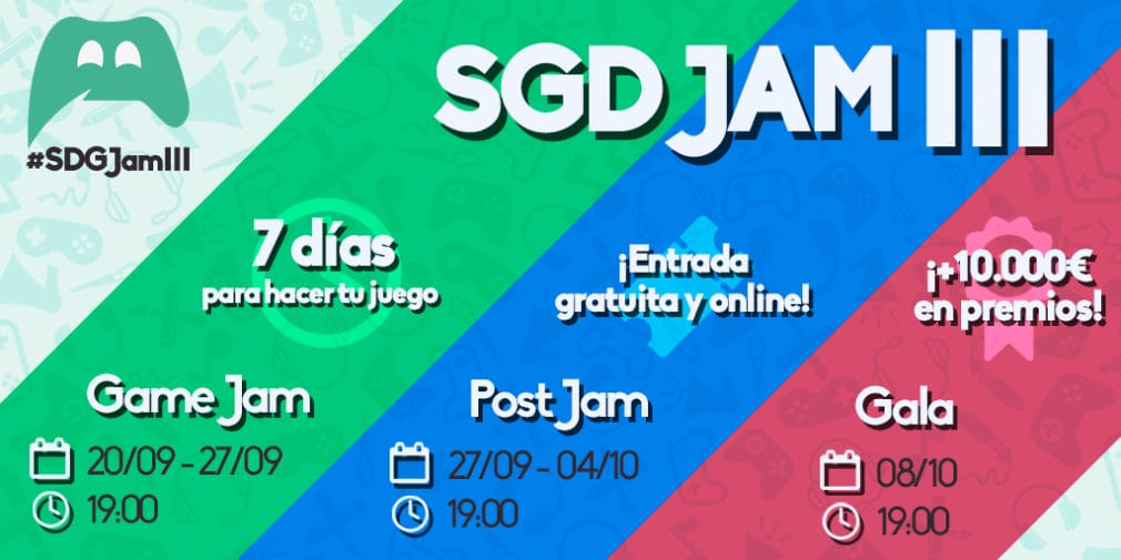 Regresa Spain Game Devs Jam en su tercera edición: más de 25 patrocinadores y 100 premios