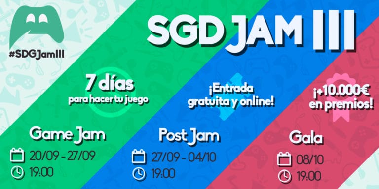Regresa Spain Game Devs Jam en su tercera edición: más de 25 patrocinadores y 100 premios