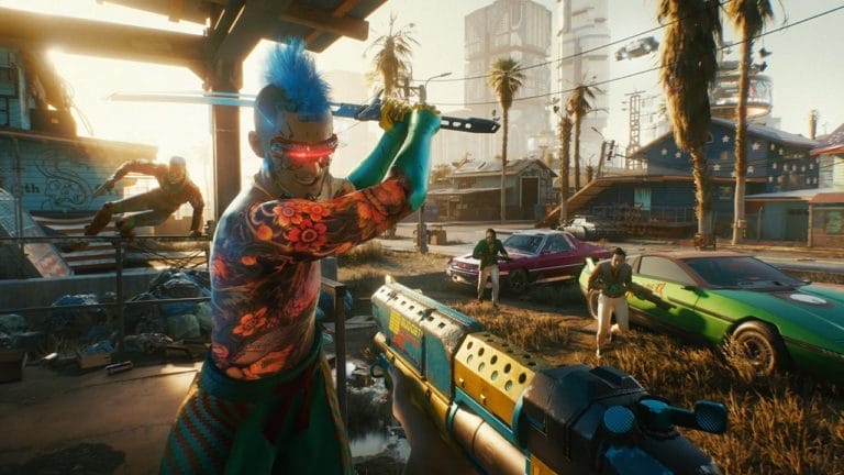 Todas las actualizaciones de Cyberpunk 2077 se retrasan a 2022
