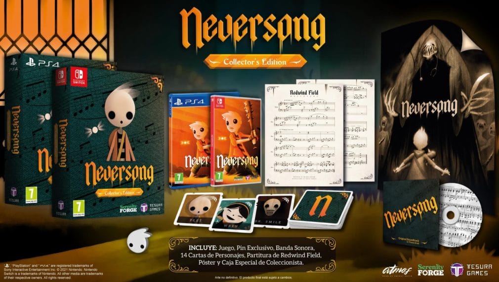 Neversong ya tiene disponible su edición física: pin exclusivo, cd con banda sonora, póster y más neversong