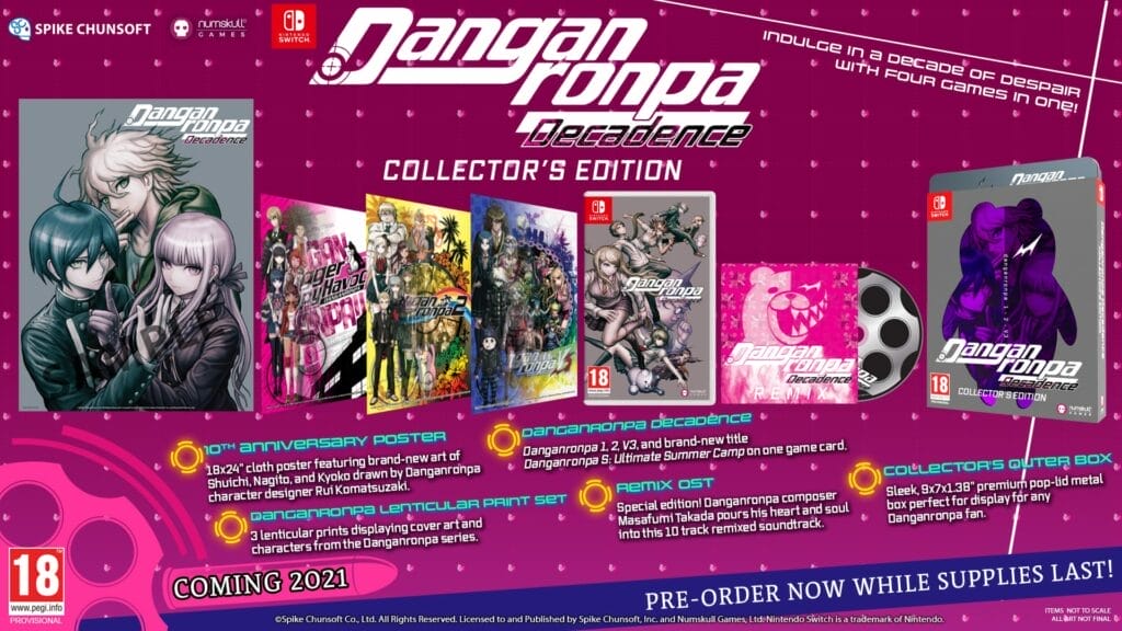 Danganronpa Legend tiene 2 ediciones físicas en Switch y ya están disponibles