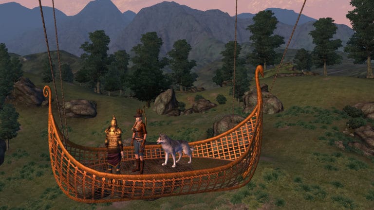 Elder Scrolls IV: Oblivion tiene un mod que te permite adentrarte en los cielos con una aeronave