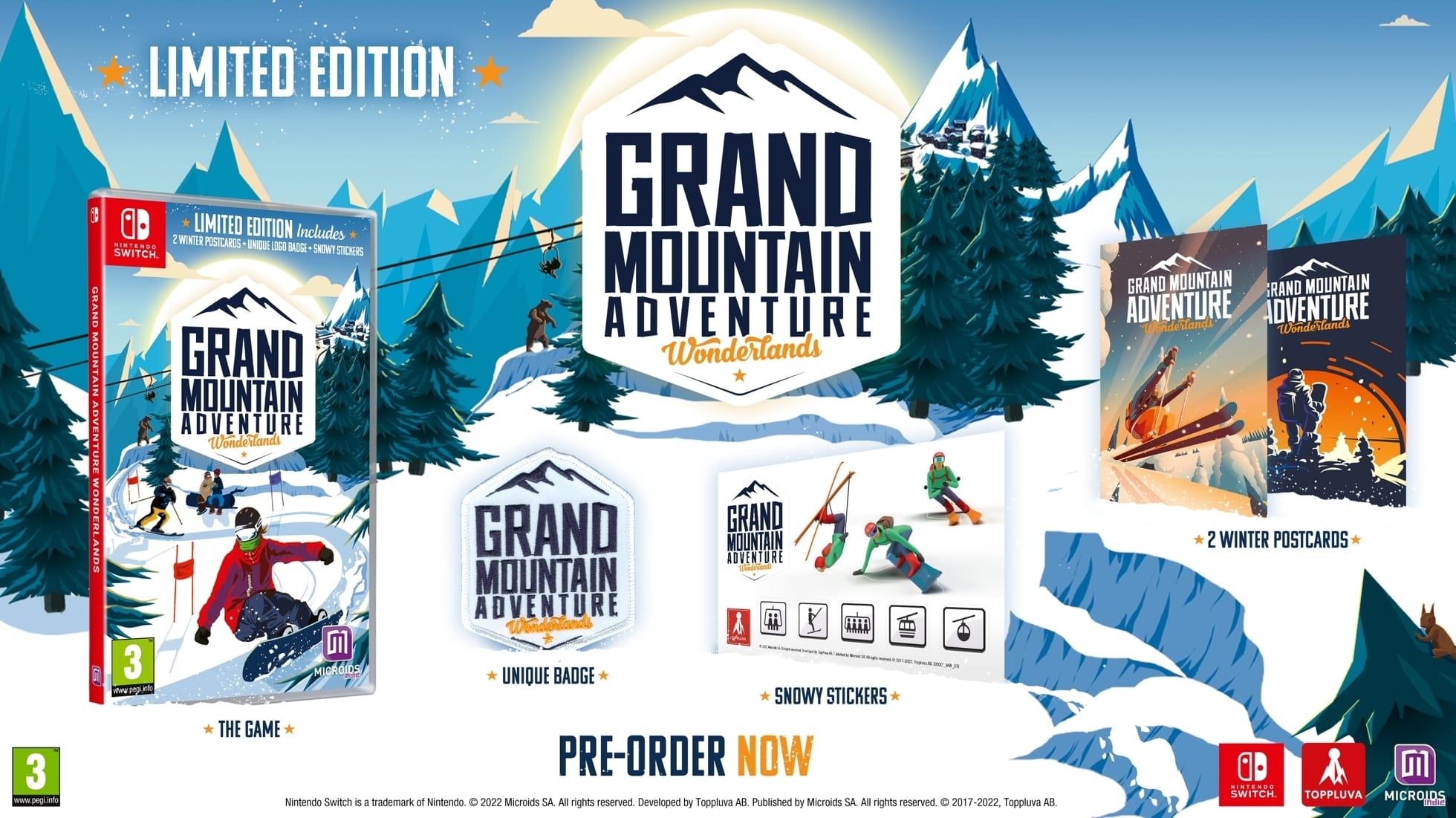 Grand Mountain Adventure llega a Nintendo Switch en formato físico