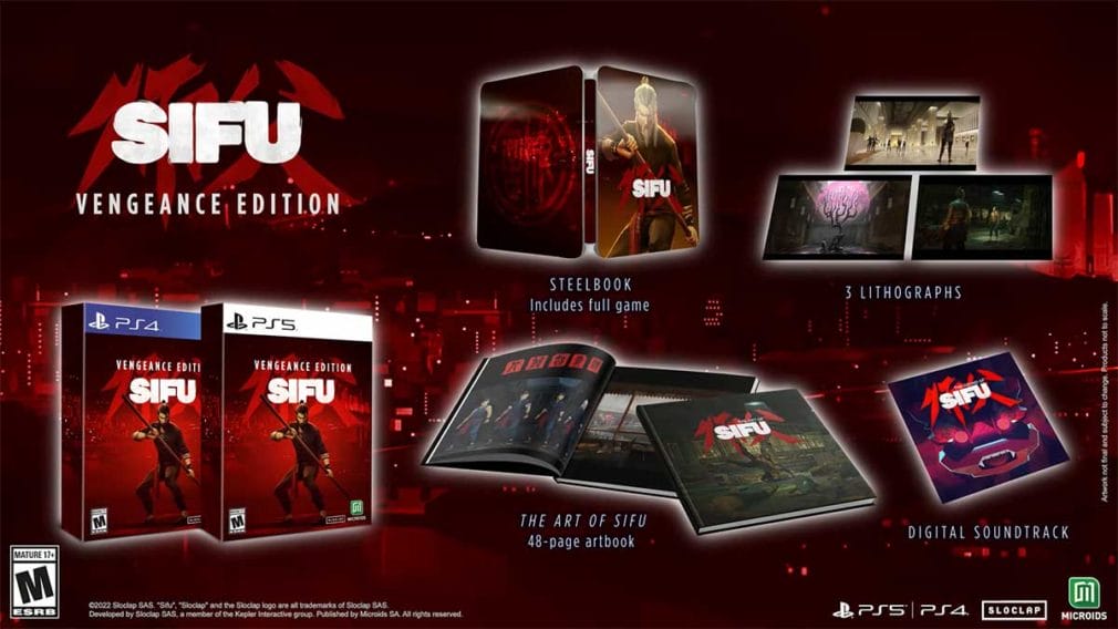 SIFU Vengeance Edition llegará en formato físico para PlayStation 4 y PlayStation 5 SIFU Vengeance Edition