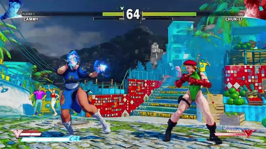 Personajes ligeros en los juegos de lucha-cammy-chun-li