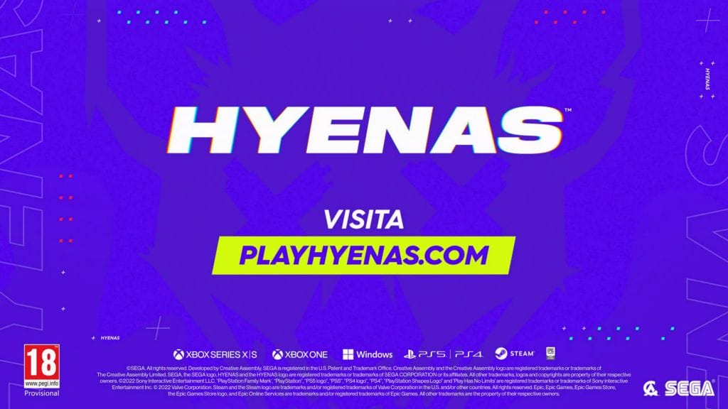 SEGA anuncia HYENAS, un llamativo shooter multijugador para 2023