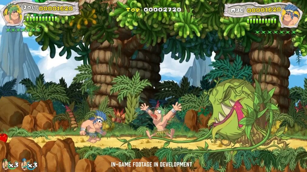 New Joe & Mac: Caveman Ninja llegará en formato físico para Nintendo Switch y PlayStation 4 y 5