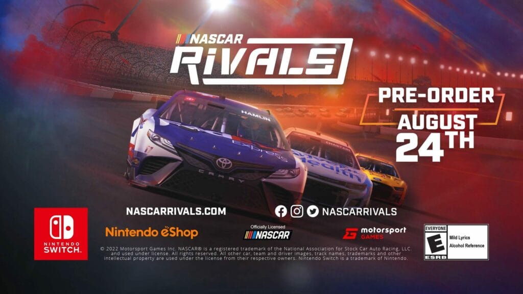 NASCAR Rivals llegará en formato físico para Nintendo Switch el 14 de octubre