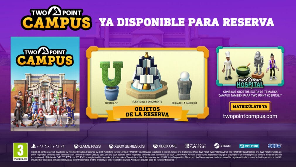 Two Point Campus estrena tráiler para celebrar la vuelta al cole