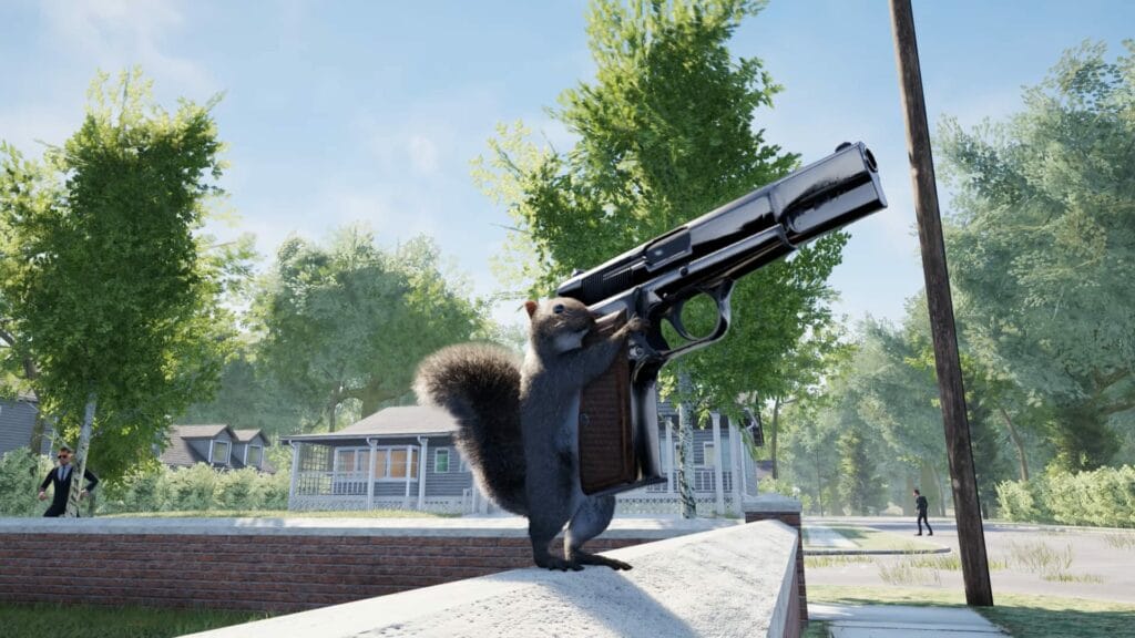 Squirrel With A Gun te permite jugar con una ardilla con un arma, ¿algo puede salir mal?