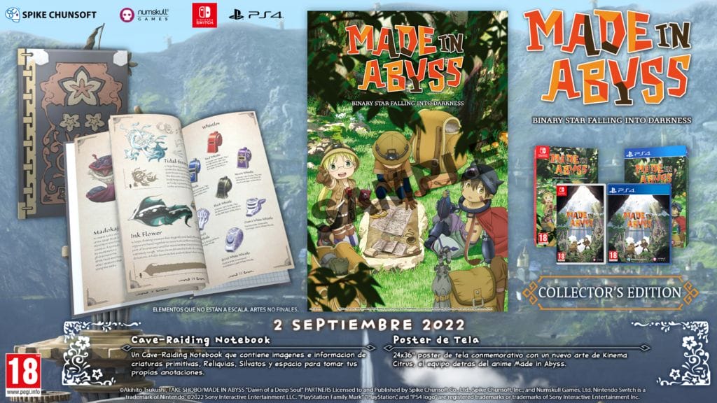Made in Abyss: Binary Star Falling into Darkness ya está disponible en formato físico para PlayStation 4 y Nintendo Switch