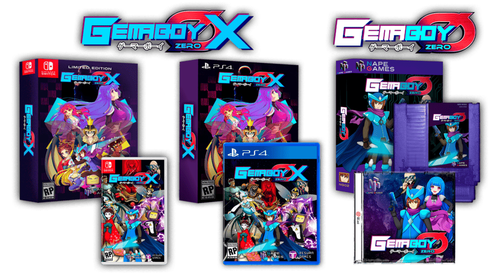 Gemaboy Zero X: El retorno de Omega comienza su kickstarter con Edición Física incluida Gemaboy Zero X