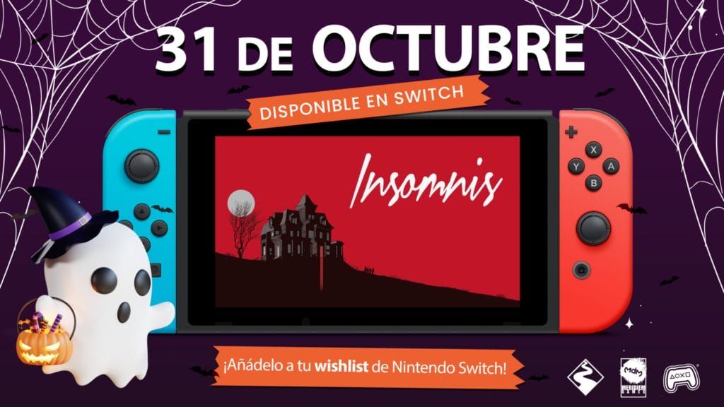 Insomnis llegará a Nintendo Switch en Halloween: reserva ya tu edición