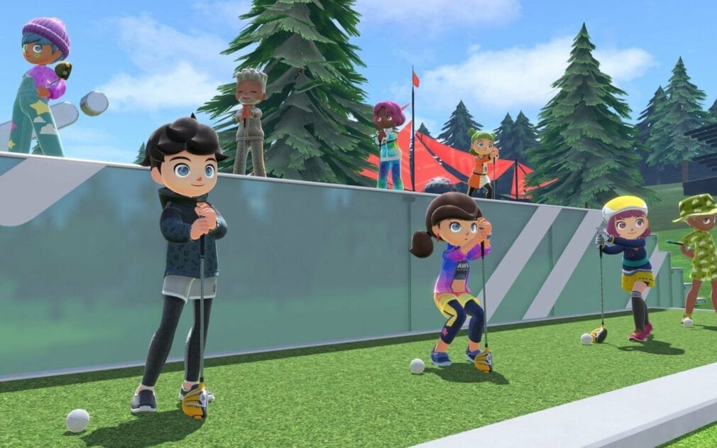 Si te gusta el Golf, estás de suerte: llegará a Nintendo Switch Sports en forma de actualización Golf