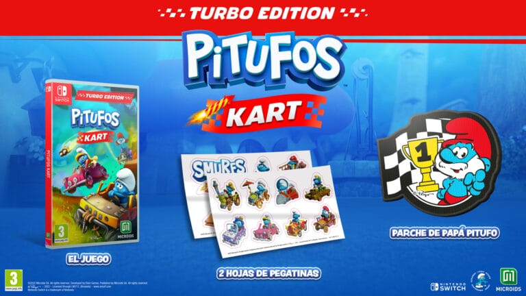 Los Pitufos Kart ya está disponible en formato físico para Nintendo Switch