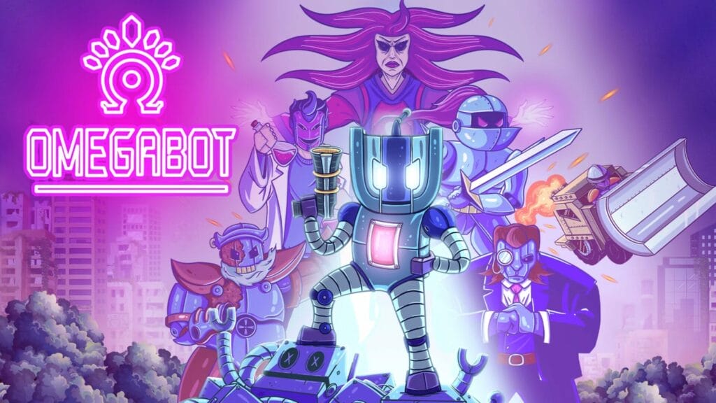 Omegabot, el juego de acción y desplazamiento lateral, llega en formato físico
