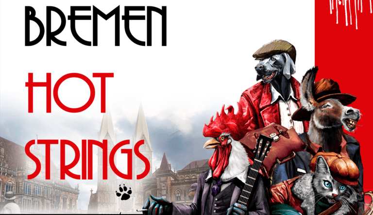Bremen Hot Strings es una nueva aventura gráfica donde controlas a los músicos de Bremen