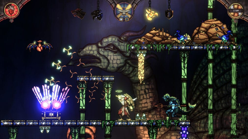 En Saga of Sins encontramos diez niveles de puzzles y pruebas.