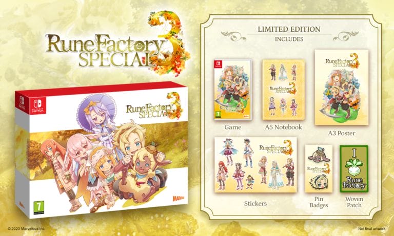 Rune Factory 3 Special ya tiene fecha para su formato físico en Nintendo Switch