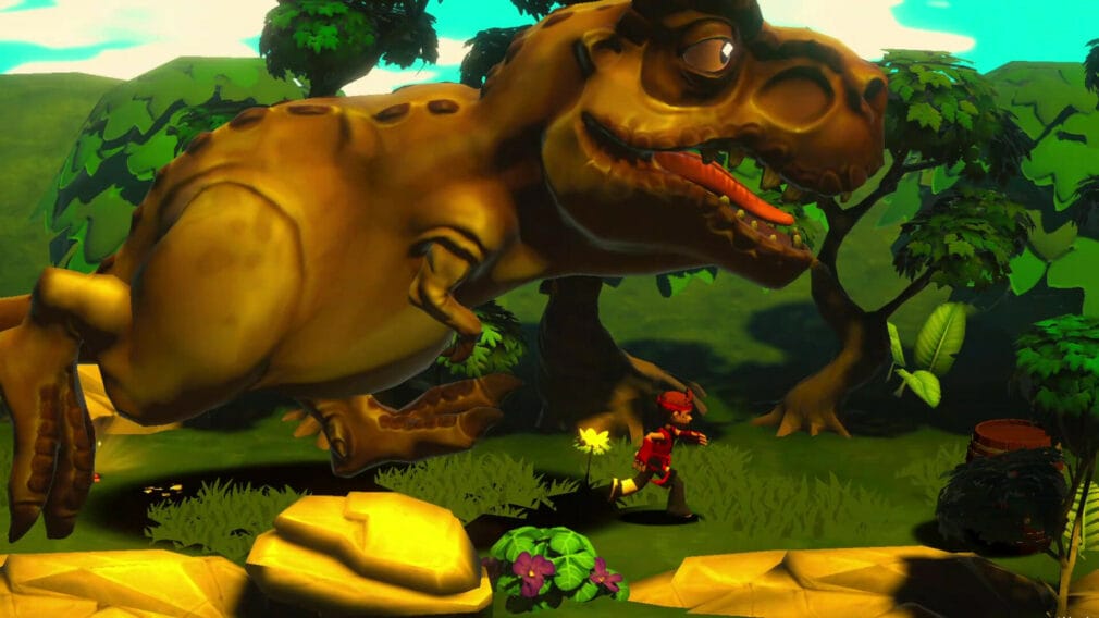 Ninja Kidz Through Time es una colorida aventura de acción y desafíos