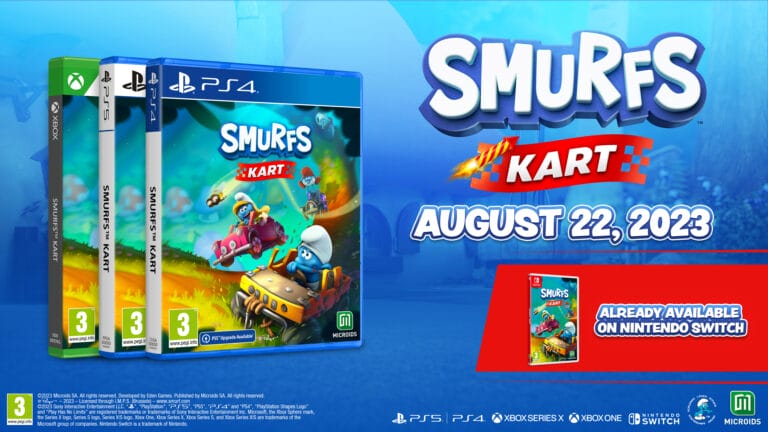 Smurfs​​​​​​​ Kart llegará en formato físico para PlayStation y Xbox