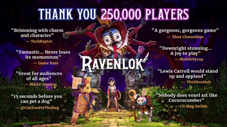 Ravenlok, la aventura de fantasía y acción, logra los 250.000 jugadores en una semana