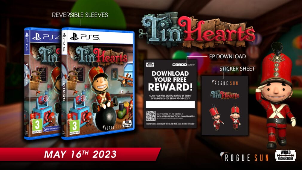 Tin Hearts ya está disponible en formato físico para PlayStation 4 y PlayStation 5 Tin Hearts ya está disponible en formato físico para PlayStation 4 y PlayStation 5