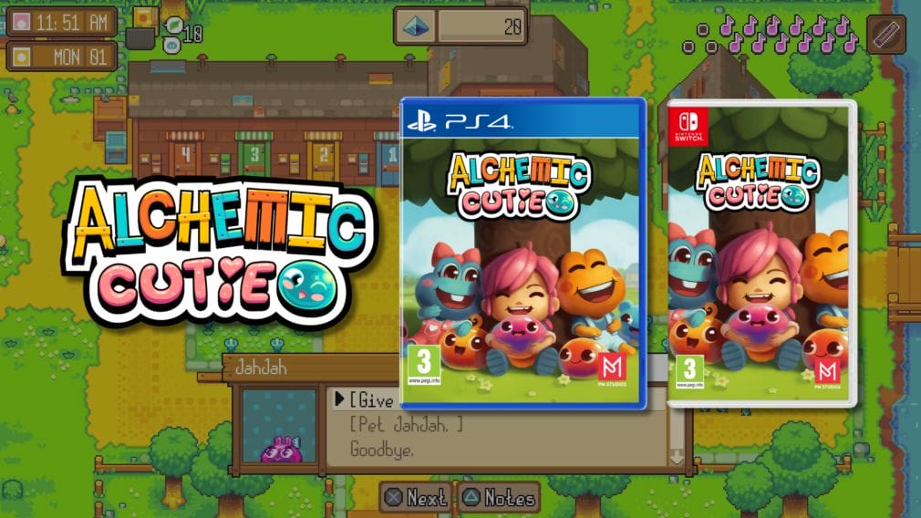 Alchemic Cutie llegará en formato físico para PlayStation 4 y Nintendo Switch