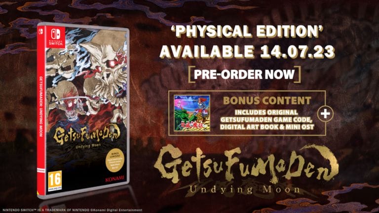 GetsuFumaDen Undying Moon llegará en formato físico para Nintendo Switch