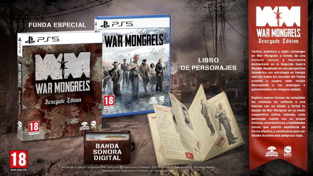 Renegade Edition de War Mongrels ya está disponible para PlayStation 5 war mongrels
