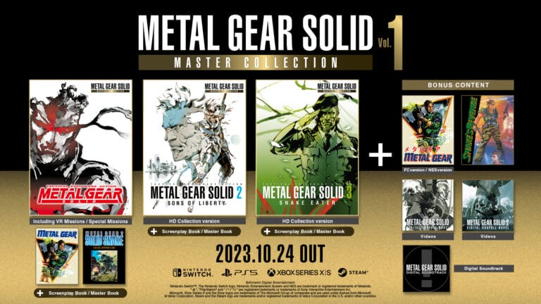 METAL GEAR SOLID: MASTER COLLECTION Vol. 1 llegará en formato físico en octubre