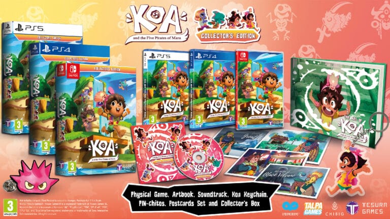 Koa and The Five Pirates of Mara anunciado en formato físico para PlayStation 4 y 5 y Switch