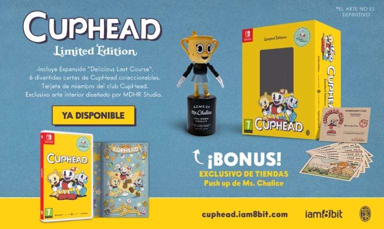 Ya disponible Cuphead Limited Edition en físico para Switch y PS4