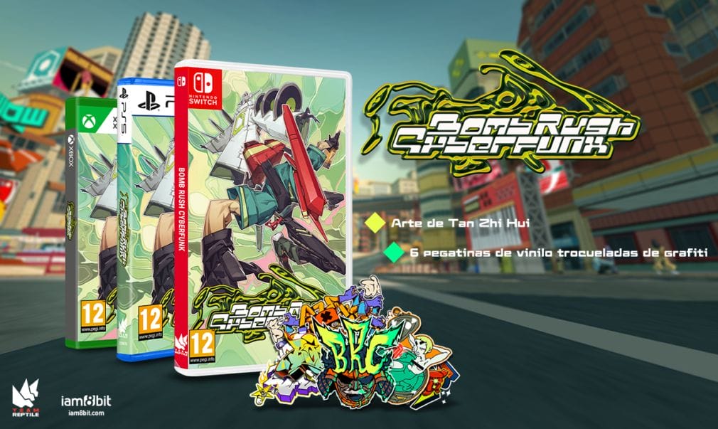 Bomb Rush Cyberfunk llegará en formato físico para PlayStation 5, Nintendo Switch y Xbox Bomb Rush Cyberfunk