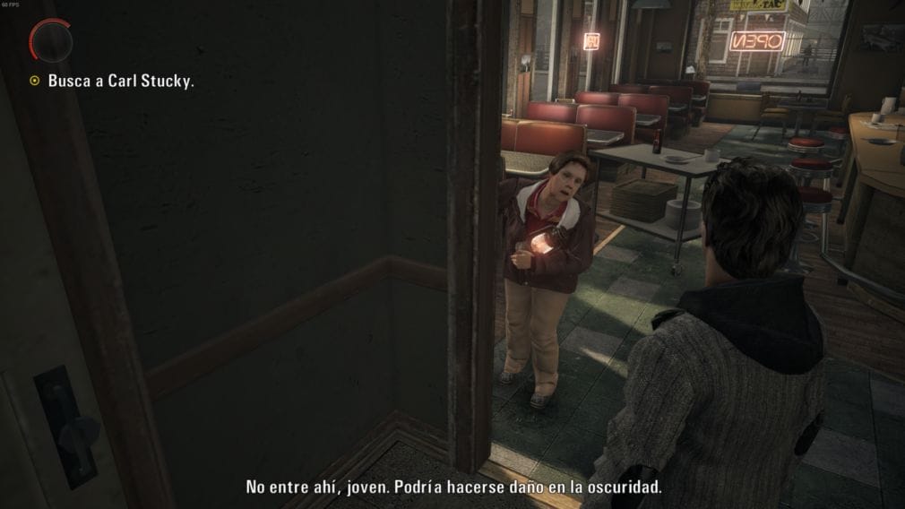 Alan Wake: Primer encuentro con "la señora de la luz"