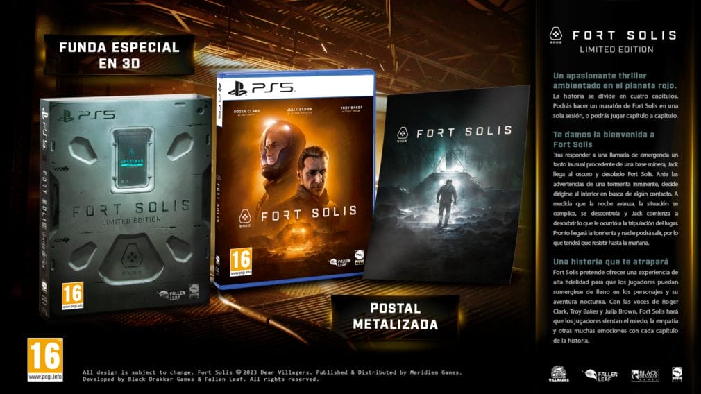Fort Solis Limited Edition ya disponible en PlayStation 5