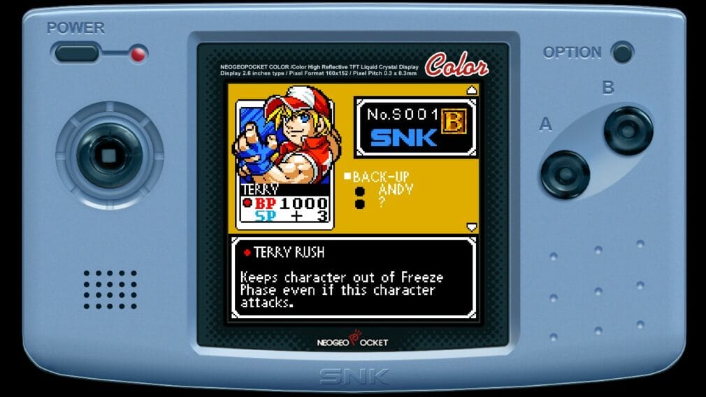 NeoGeo Pocket Color Selection Vol 2 próximamente en formato físico para Nintendo Switch