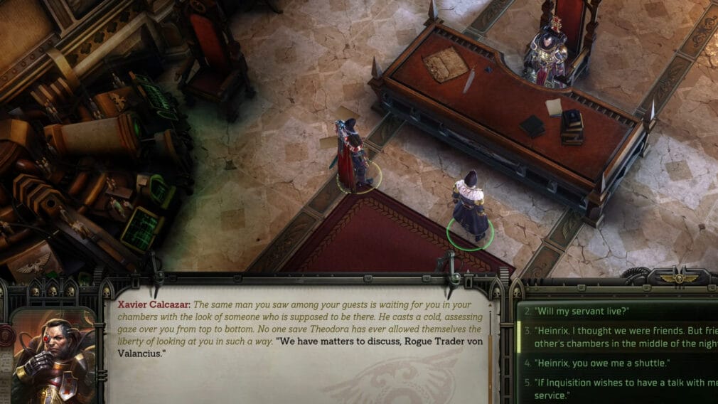 Warhammer 40k Rogue Trader muestra un nuevo tráiler Warhammer 40k Rogue Trader
