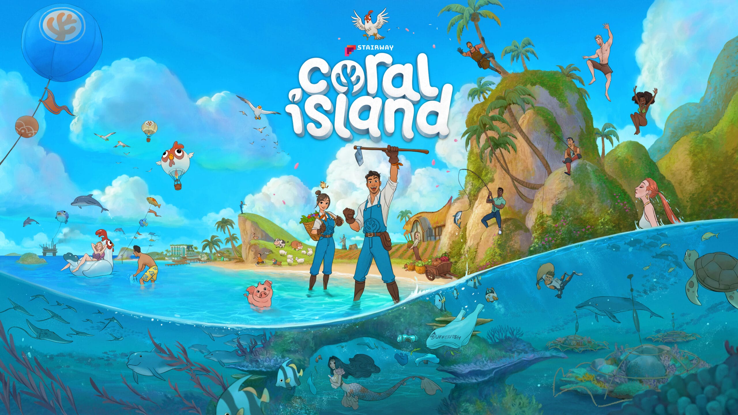 Coral Island, el simulador de vida agrícola, ya está disponible en Steam sin acceso anticipado